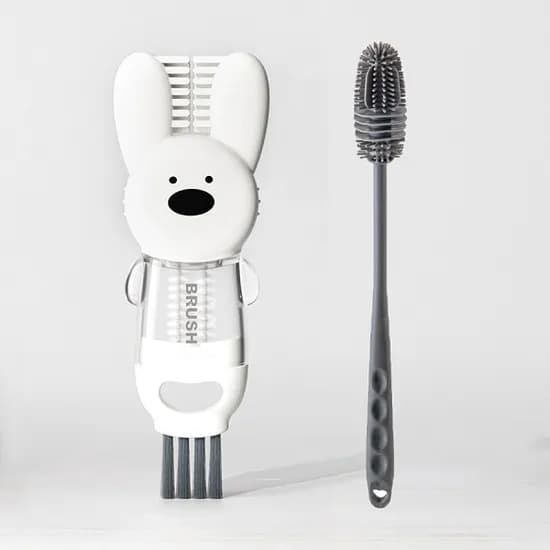 4 in 1 토끼 텀블러 세척솔 화이트 1개