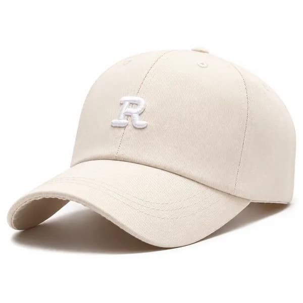 레터링 볼캡 R로고 크림 1개