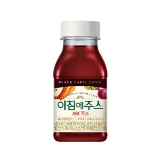 서울우유 아침에주스 블랙라벨 ABC 210ml 18개