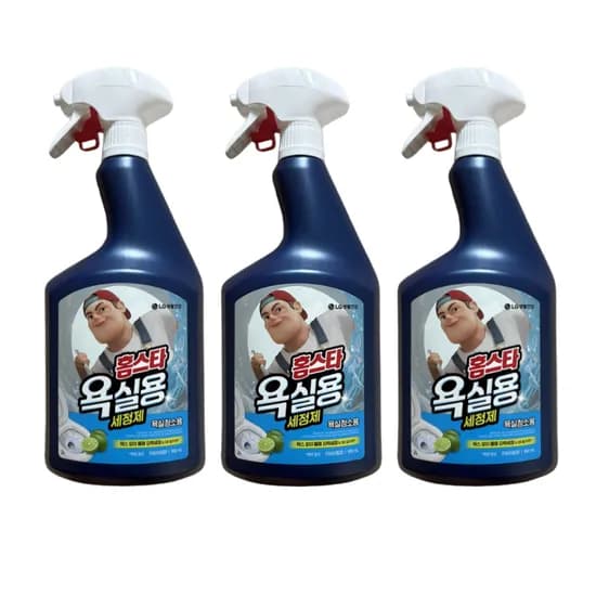 홈스타 맥스프레쉬 욕실용 세정제 900ml 3개