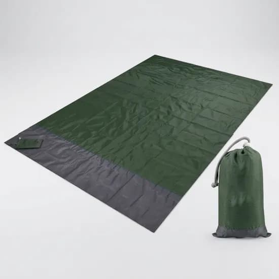 에코벨 휴대용 방수 대형 돗자리 야외 그린 140x200cm 1개