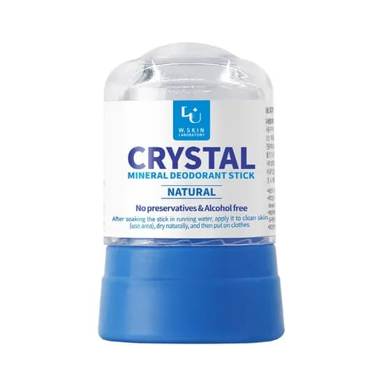 크리스탈 천연 미네랄 데오드란트 스틱, 45g, 2개