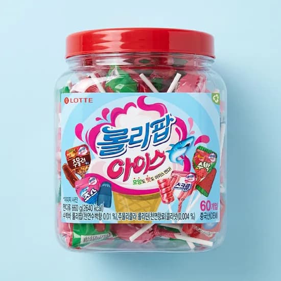 롯데제과 롤리팝 아이스 660g 60개입 14,064원