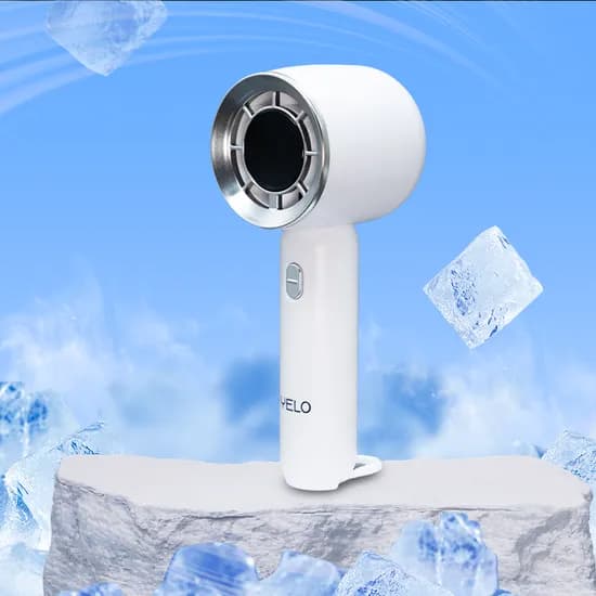 옐로 손풍기 에어리, YF-AR25LITE, 화이트, 1개
