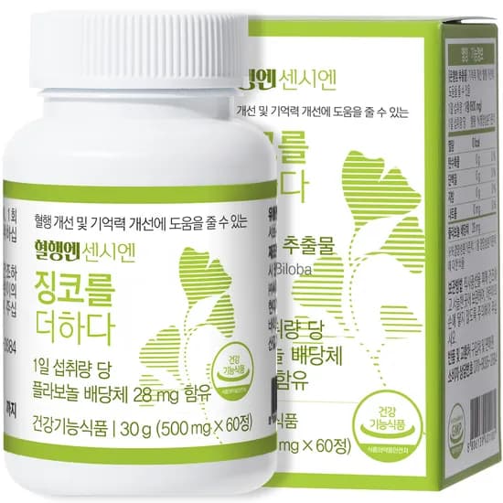 혈행엔 센시엔 징코를더하다 60정 1개