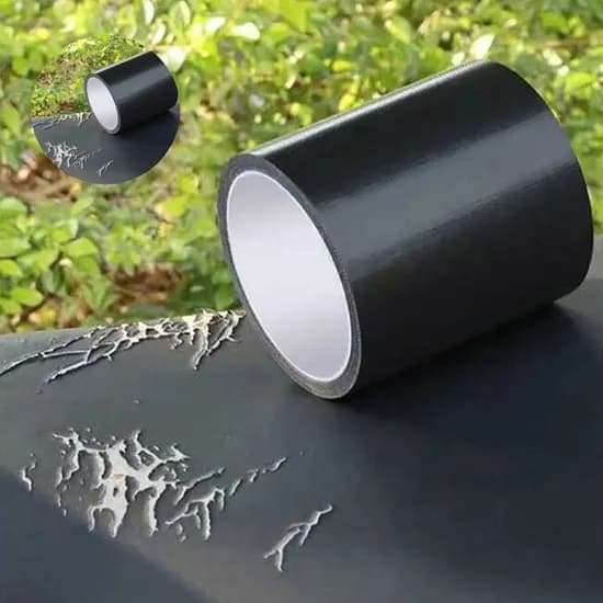 쇼파 가죽 시트지 인조 가죽 리폼 찢어짐 수선 테이프 쇼파 패치 시트, 블랙, 5cm x 5m, 1개