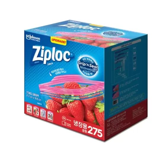 지퍼락 냉장용 지퍼백 중형 275매