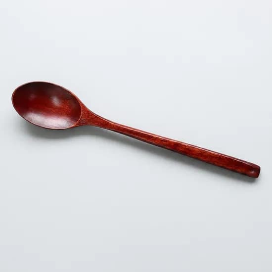 원목 옻칠 숟가락 중 2세트