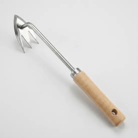 텃밭관리 잡초제거기 지렛대 스뎅 삼지창 후크호미 2개
