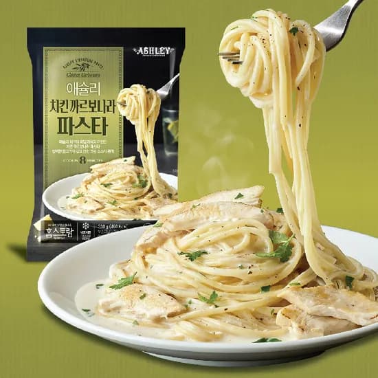 애슐리 치킨 까르보나라 파스타 360g 2팩
