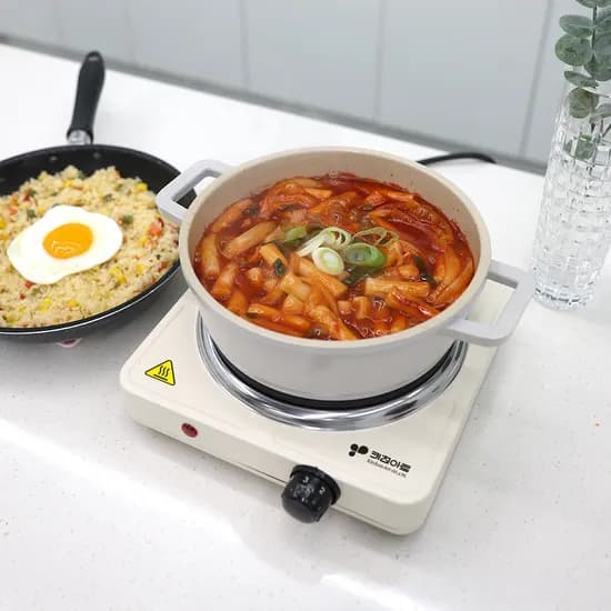 키친아트 1구 휴대용 싱글 핫플레이트, KP-5300, 프리스탠딩, 1개