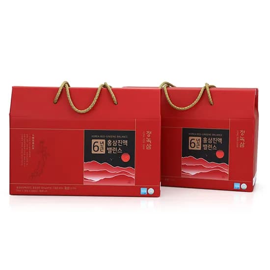 정녹삼 6년근 홍삼진액 밸런스, 50ml, 30포, 2세트