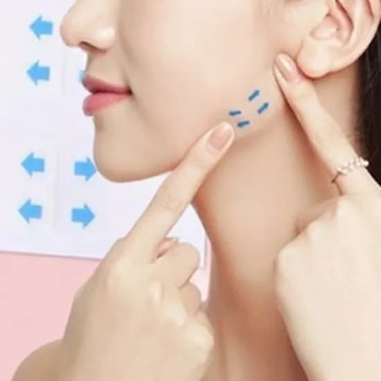 얼굴보정 리프팅밴드 투명 15x38mm 40개입 3개