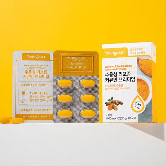영진약품 수용성 커큐민 리포좀 프리미엄 30정 3박스