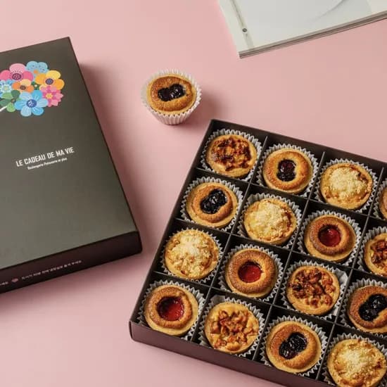 르까도드마비 플라워벌룬 타르트 세트 480g 1세트