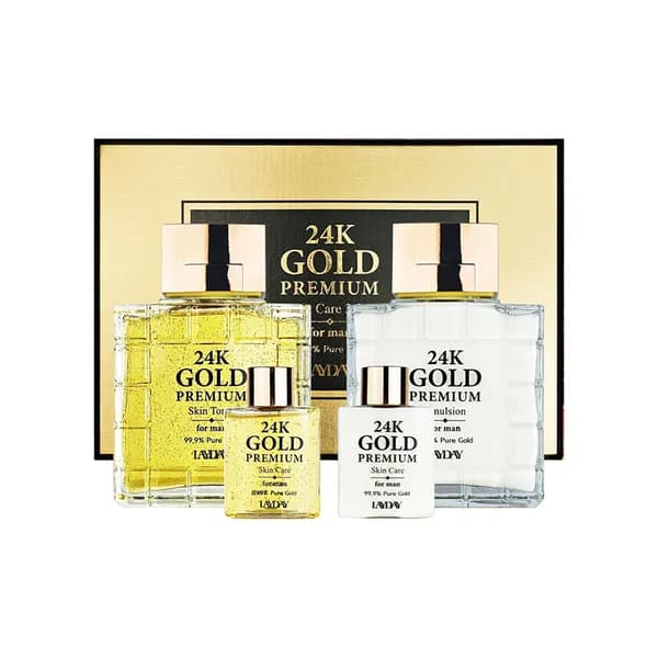 레이데이 24K 골드 프리미엄 남성 2종세트 에멀젼 150ml 토너 150ml