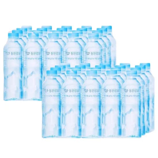 동원샘물 무라벨 생수 500ml 40개