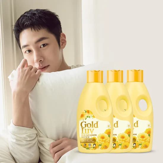 골드럽 고농축 섬유유연제 옐로우가든 용기 1.1L 3개