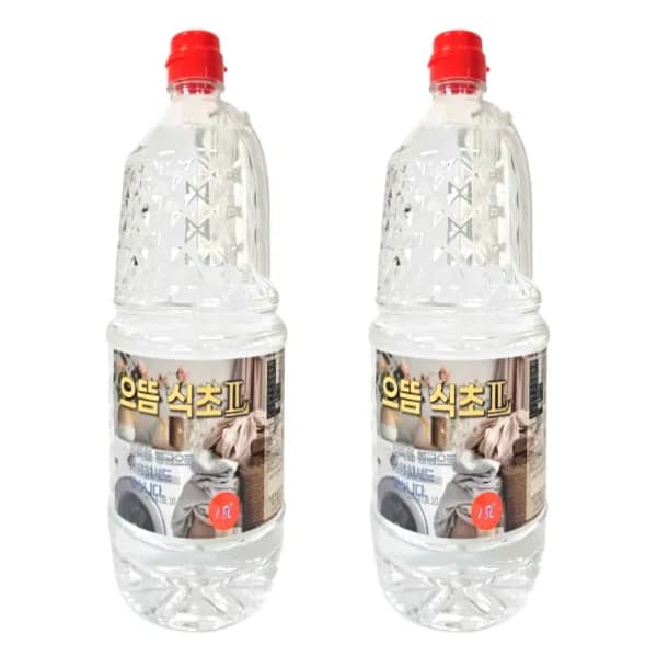 으뜸 식초II 세탁용 1.8L 2개 14,000원