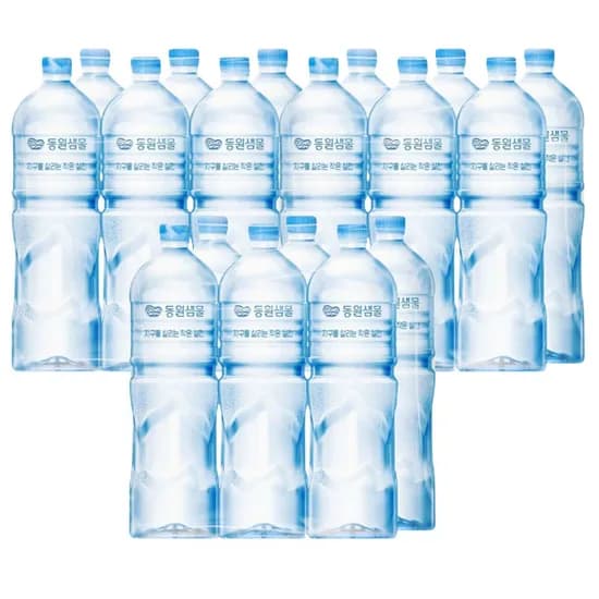 동원샘물 생수, 라벨랜덤, 2L, 18개