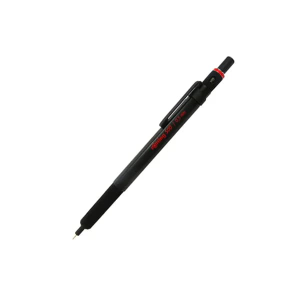 로트링 500 샤프 + 틴케이스 + 티키 T20 지우개, 0.5mm, 블랙, 1세트