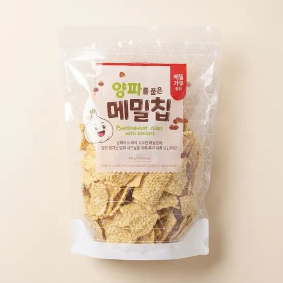 싱싱푸드 양파를 품은 메밀칩 160g 8개