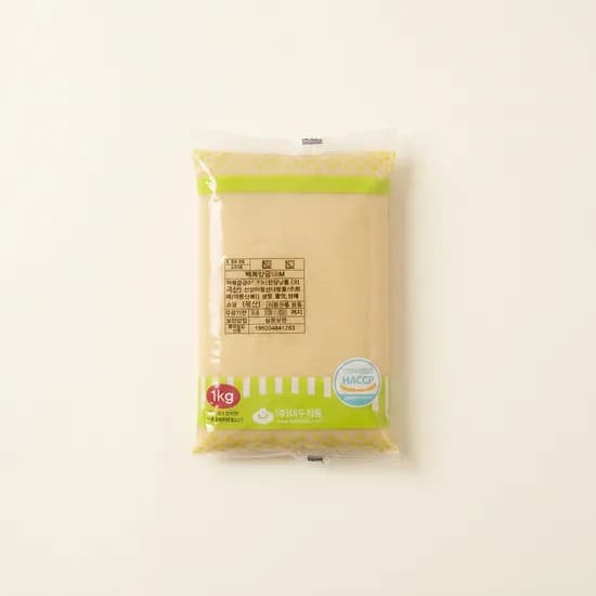 대두식품 백옥앙금S 35M 저감미 백앙금 1kg 1개