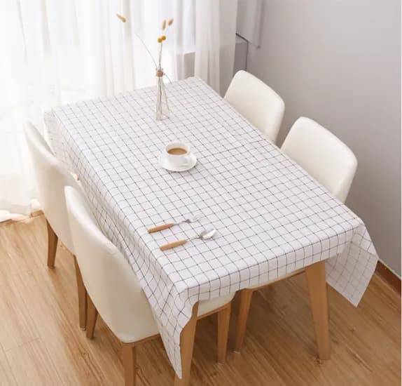 에코벨 PEVA 테이블보 화이트 137x180cm 1개