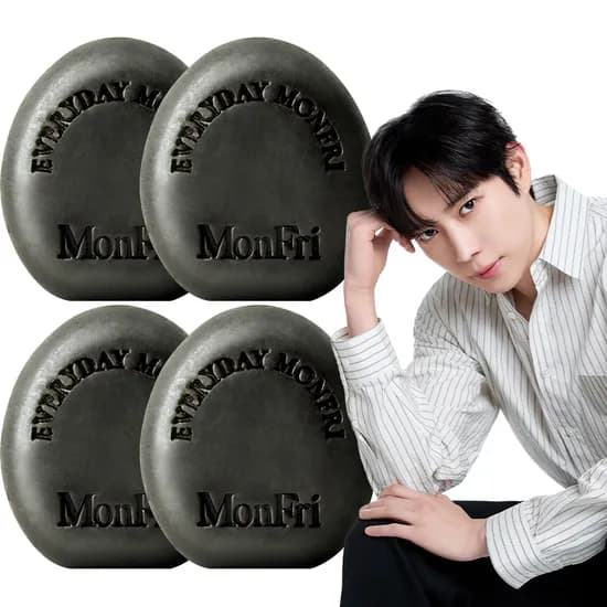 먼프리 어성초 모공흡착 클렌징 비누 티트리 포레스트향 125g 4개