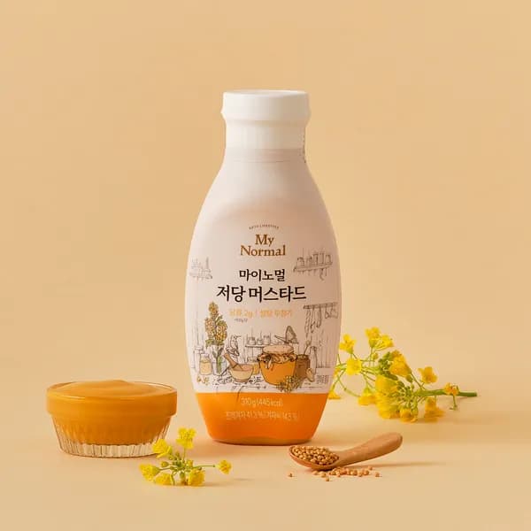 마이노멀 저당 머스타드 310g
