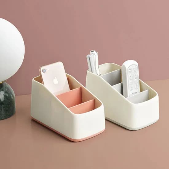다용도 리모컨 정리함, 그레이, 2개