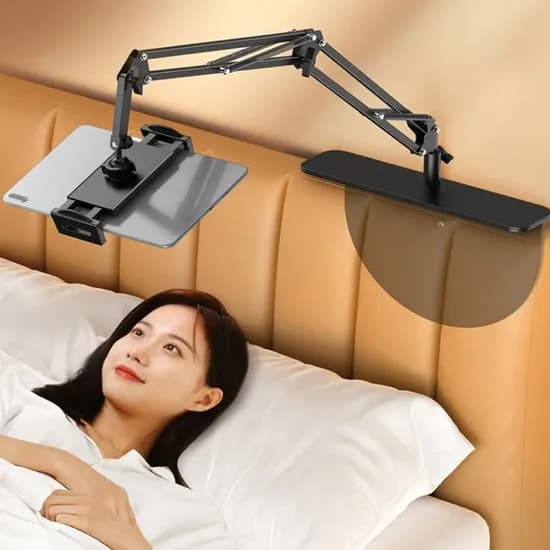 휴대폰 태블릿 공용 거치대 블랙 1개