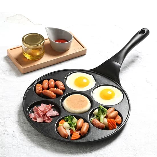 셰프라인 7구 에그팬, 28cm, 1개