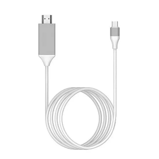 고딕실버 C타입 HDMI 케이블 Type-C 화면 미러링, 실버, 2m, 1개