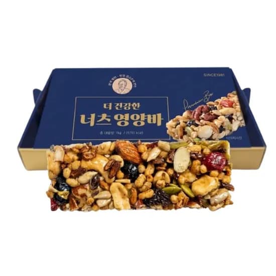 김규흔 한과 더 건강한 너츠 영양바, 25g, 40개입, 1박스