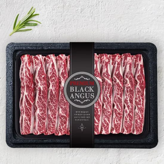 블랙앵거스 LA갈비 선물세트 초이스등급 1.5kg 1개