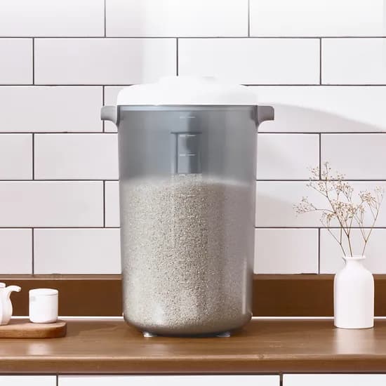 보만 20kg 진공쌀통 투명 one size 1개