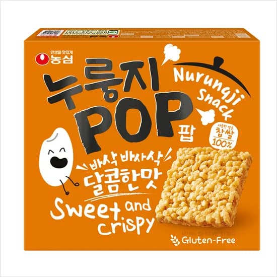 농심 누룽지팝, 142g, 4개