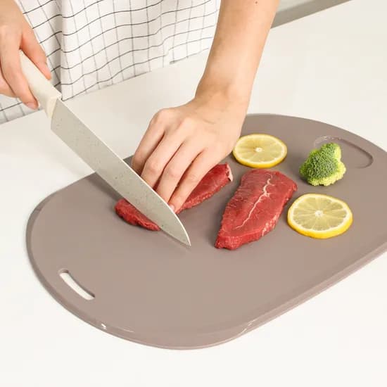 실리샵 저소음 실리콘 양면 도마, 로얄코코아, 도마(대), 38cm, 1개