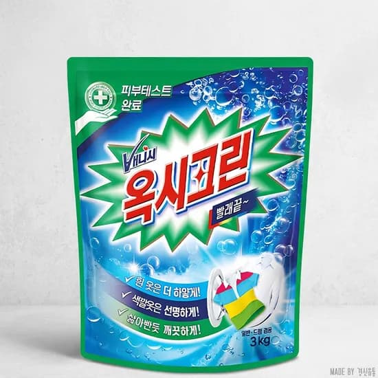 옥시크린 리필형 표백제 3kg 3개