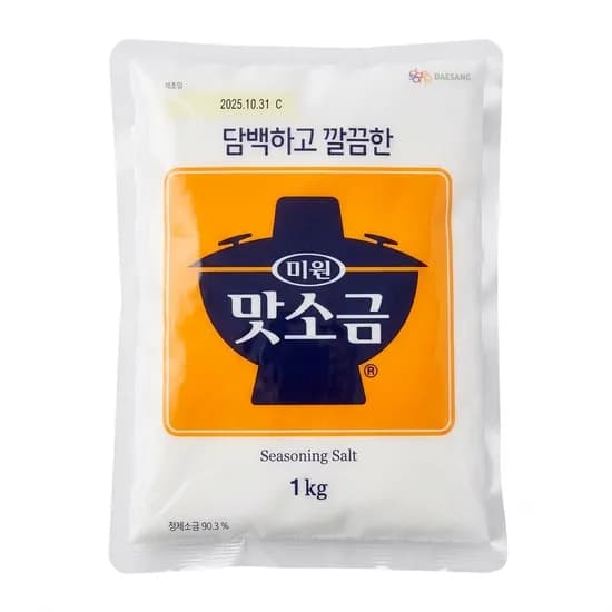 청정원 미원 맛소금 1kg 1개