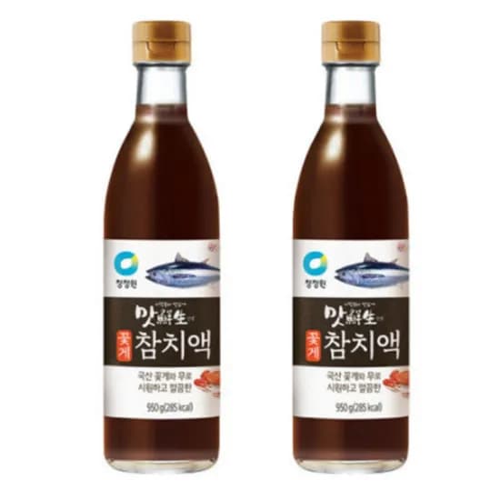 청정원 맛선생 꽃게 참치액 950g 2개