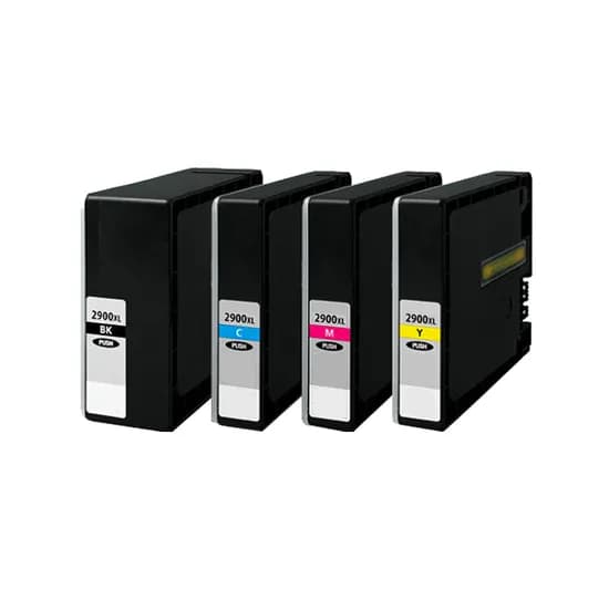 캐논 PGI-2900XL 호환 잉크, 비정품, 대용량, 검정+파랑+빨강+노랑, 1세트