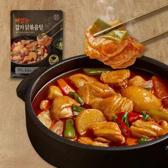 자연별곡 뼈없는 감자 닭볶음탕, 1kg, 1개