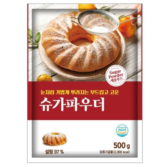 새롬푸드 슈가파우더 500g 1개