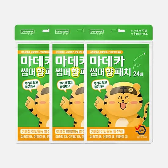 마데카 썸머 패치 향 24P 3개