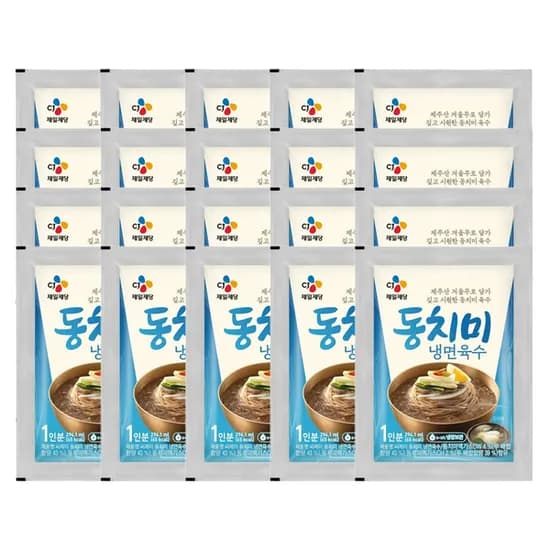 CJ제일제당 동치미 냉면육수 300g 20개 21,900원