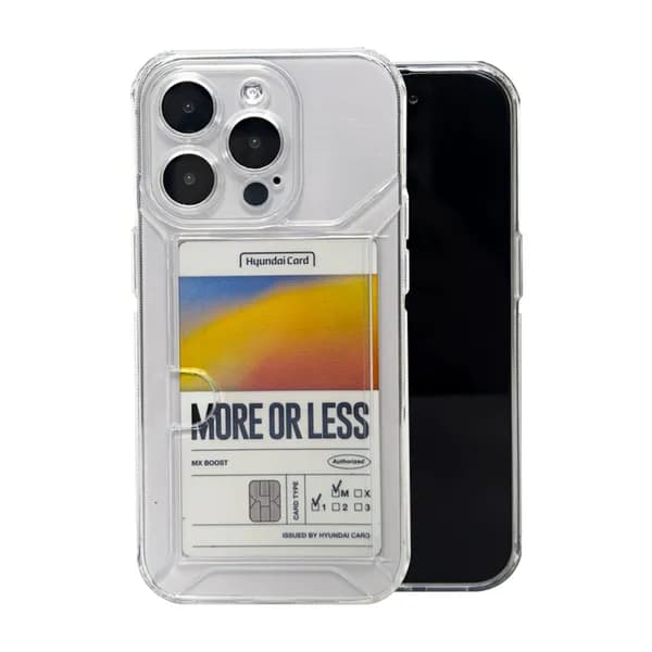 스메르 아르벨라 카드수납 렌즈보호 케이스 투명 갤럭시S24 2개 5,900원