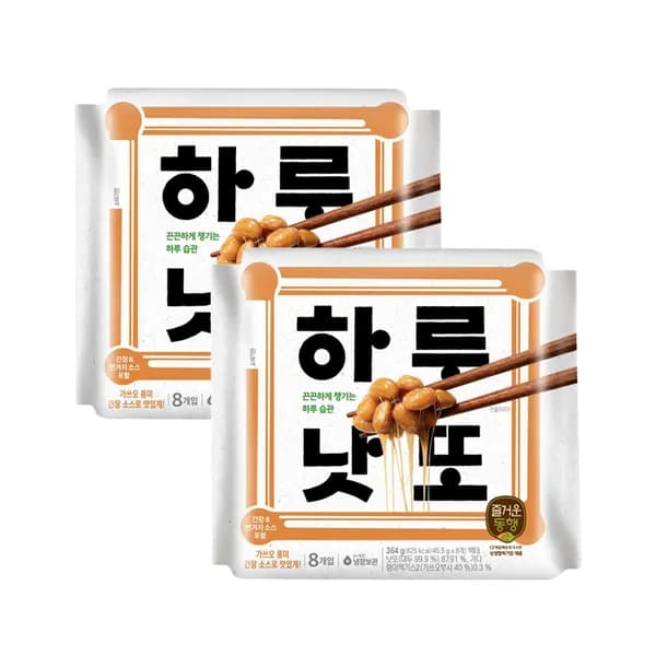 CJ제일제당 하루낫또 45.5g 8개입 2개