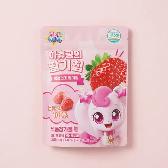 동결건조 과일칩 딸기칩 어린이간식 12g 3개